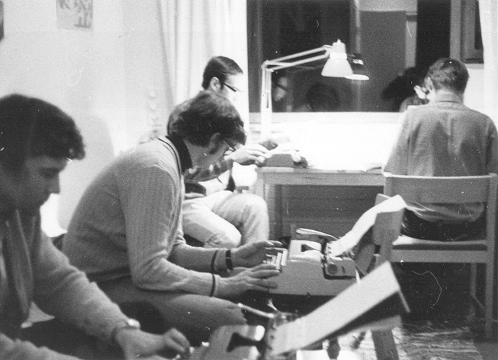 ORD-redaktionen i arbete 1969
